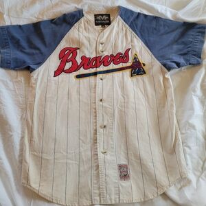 Cooperstown Collection By Mirage Atlanta Braves Hank Aaron Jersey Men’s Sz: Med
